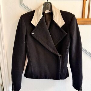 Helmut Lang Black and Cream Blazer NWOT